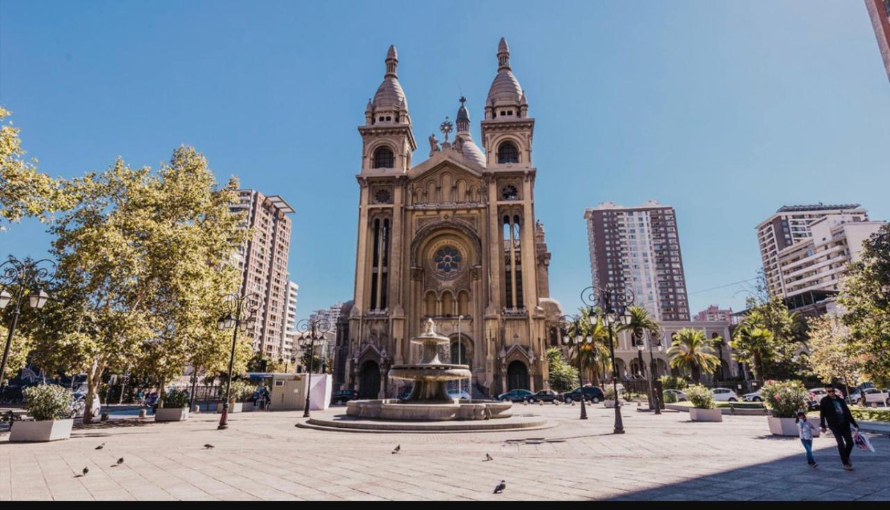 Apartamento En Santiago Centro Cerca De Movistar Arena, Caupolican المظهر الخارجي الصورة