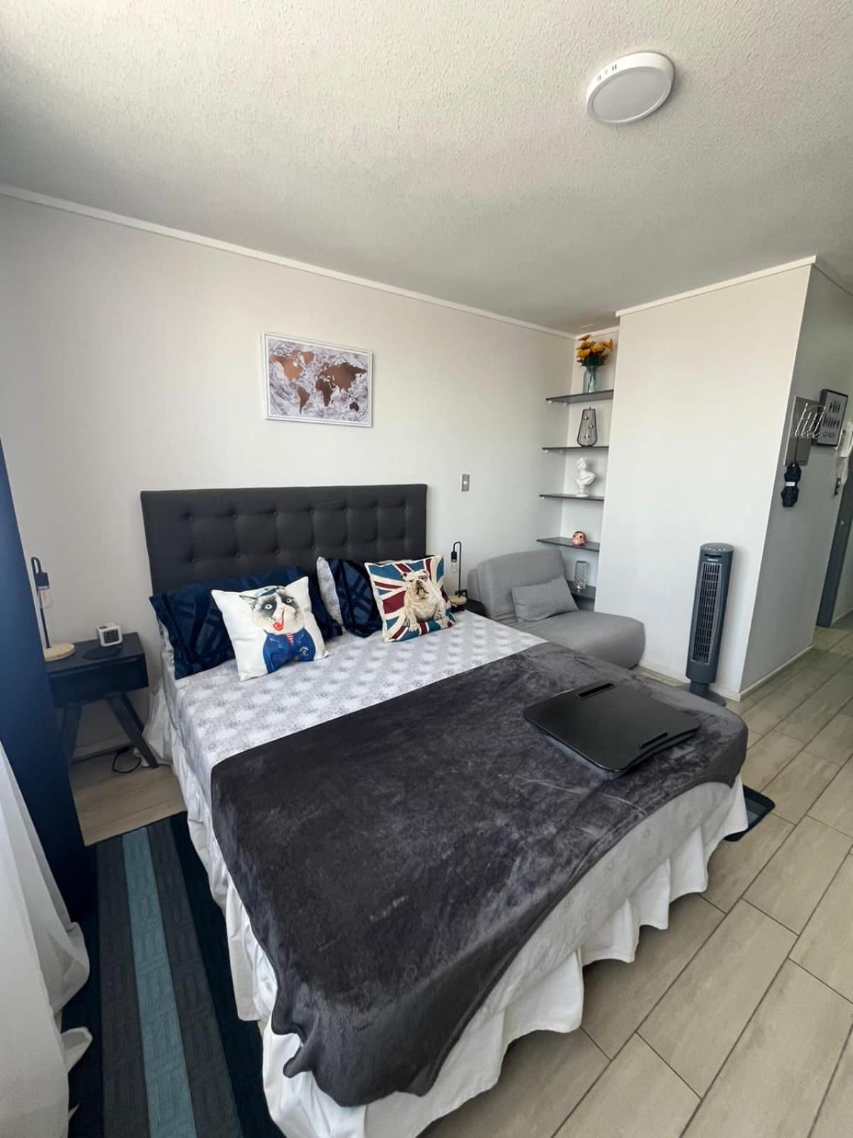 Apartamento En Santiago Centro Cerca De Movistar Arena, Caupolican المظهر الخارجي الصورة